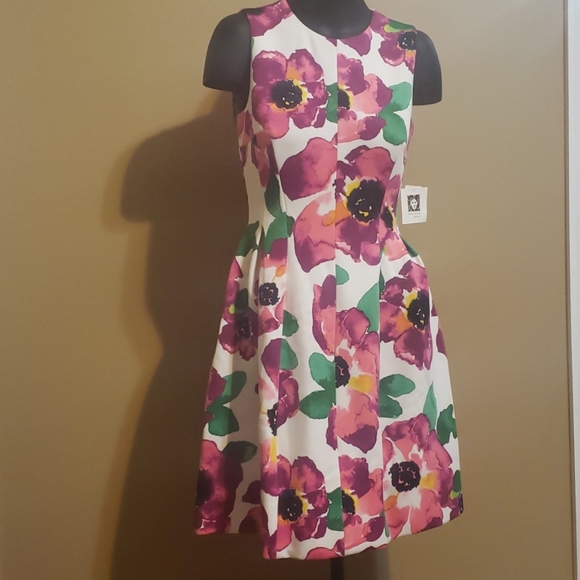 anne klein floral dress